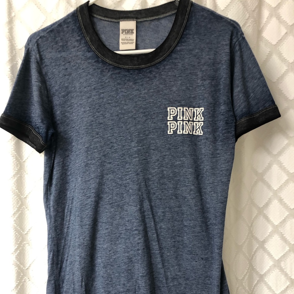 Pink Victoria Secret Short Sleeve Shirt